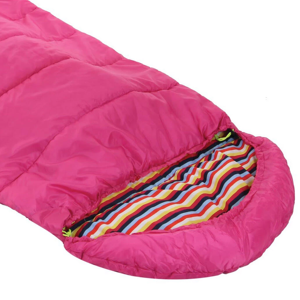 Regatta Hana 200 Polyester Mummy Sleeping Bag (Duchess Pink Stripe) - Image 2