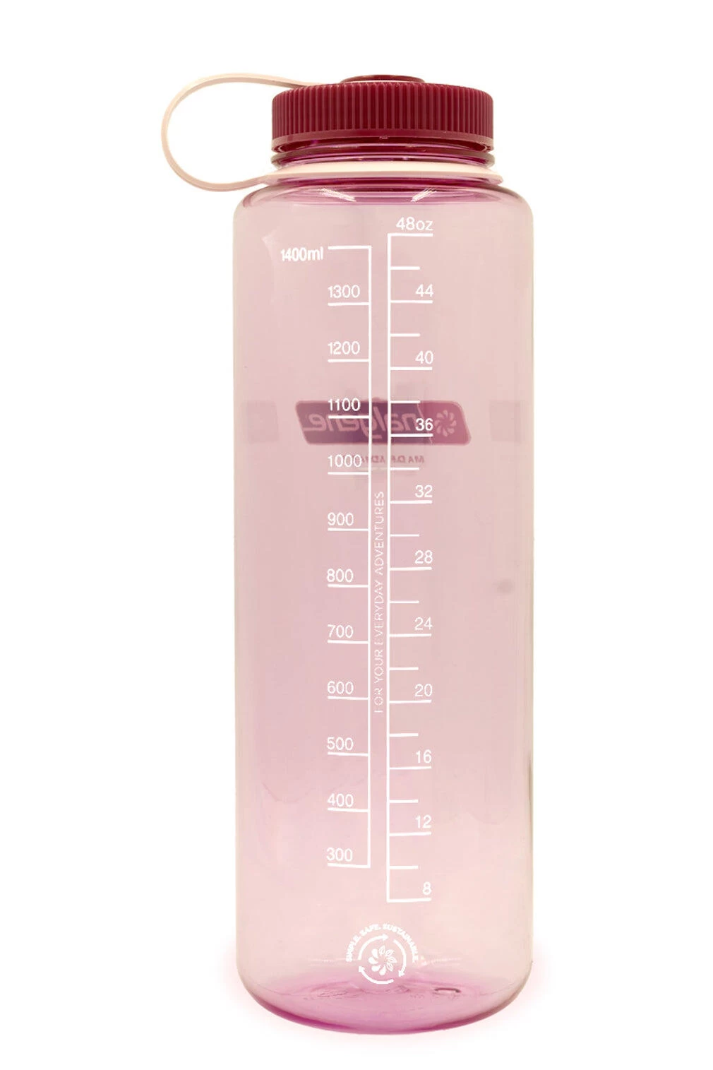 Nalgene 1.5L Wide Mouth Sustain Water Bottle - Made From 50% Plastic Waste - Image 2