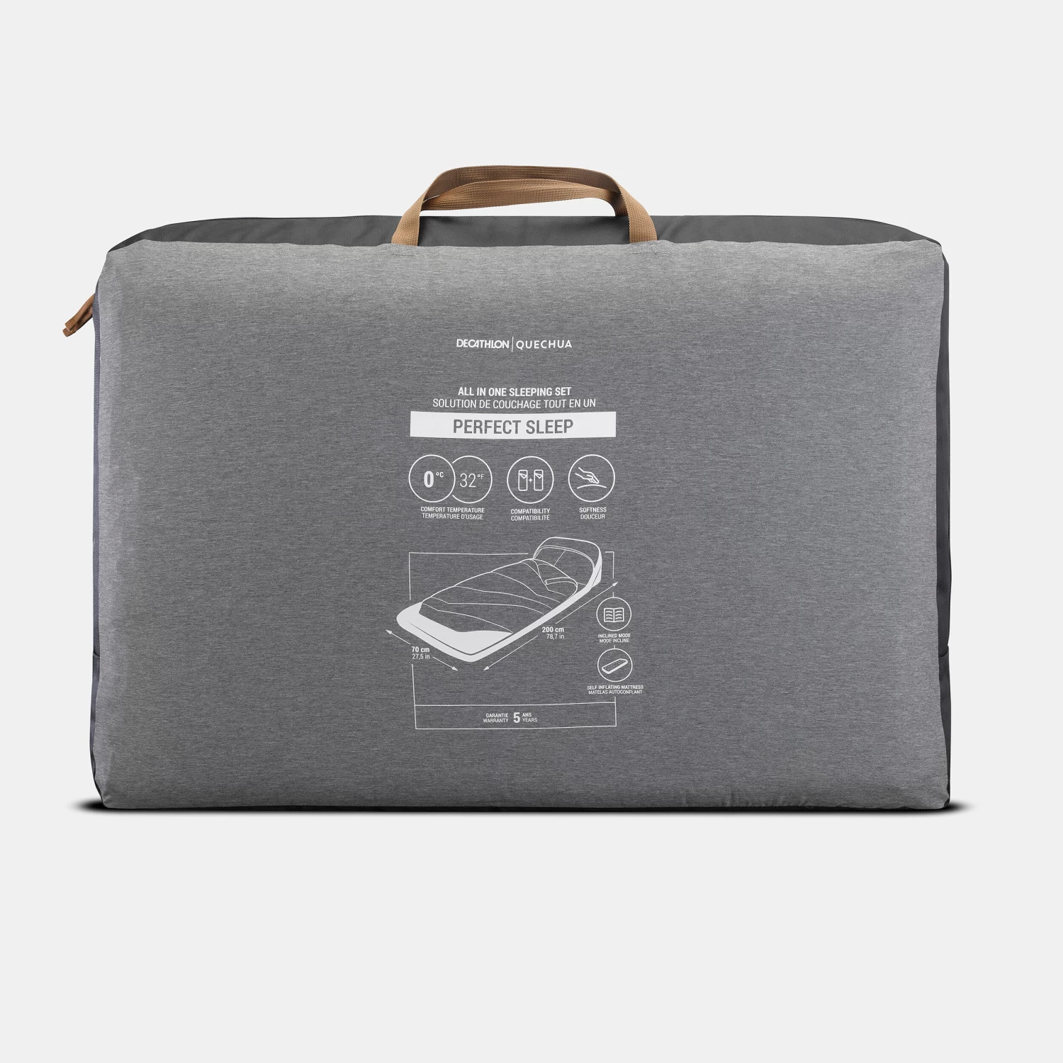 Quechua 2-IN-1 COTTON SLEEPING BAG FOR CAMPING - Image 3