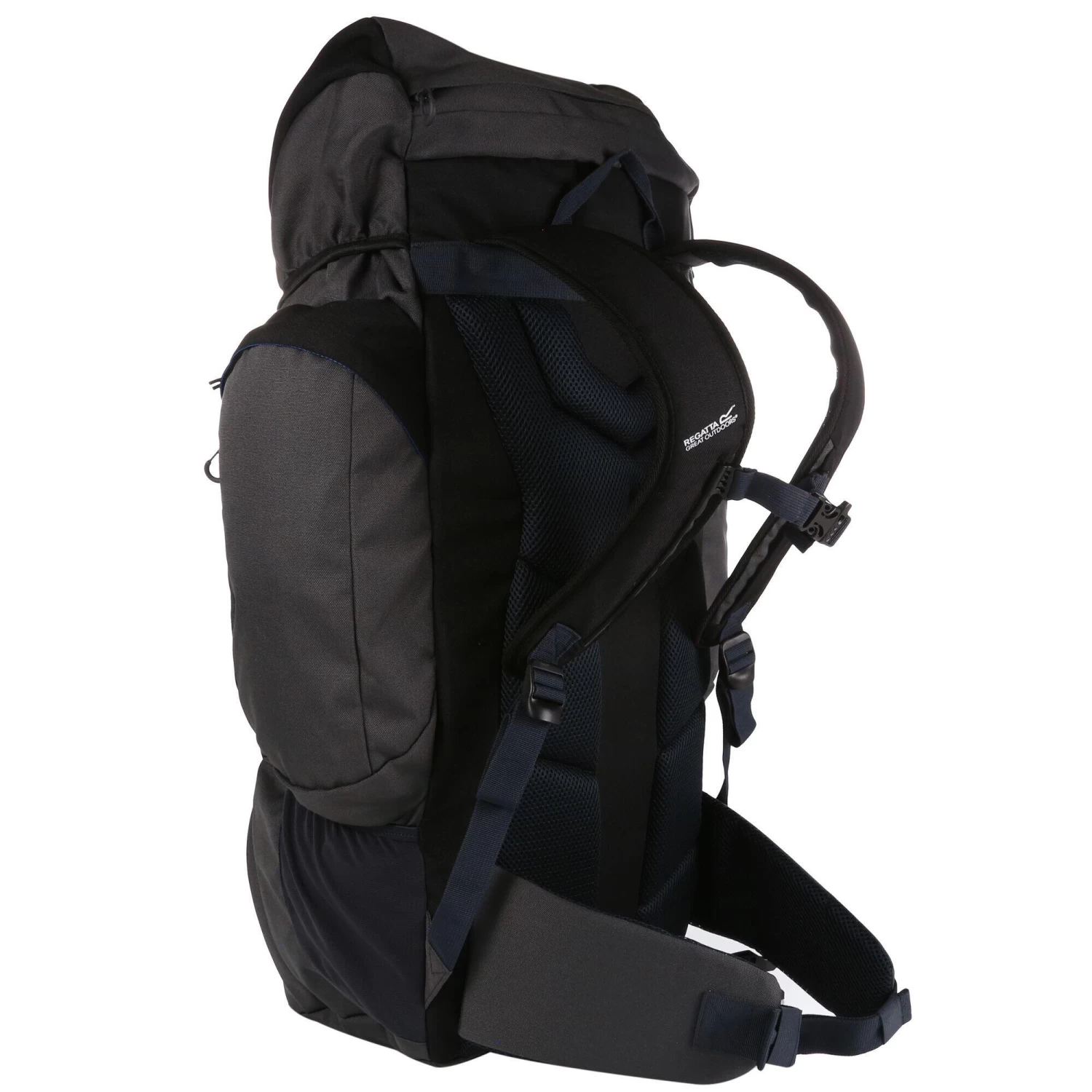 Regatta Highton 65L Hiking Backpack (Black/Ebony) - Image 2